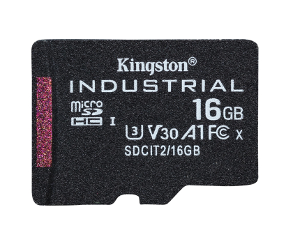 Karta pamięci Kingston 16GB microSDHC Industrial Class 10 UHS-I/U3 A1 V30